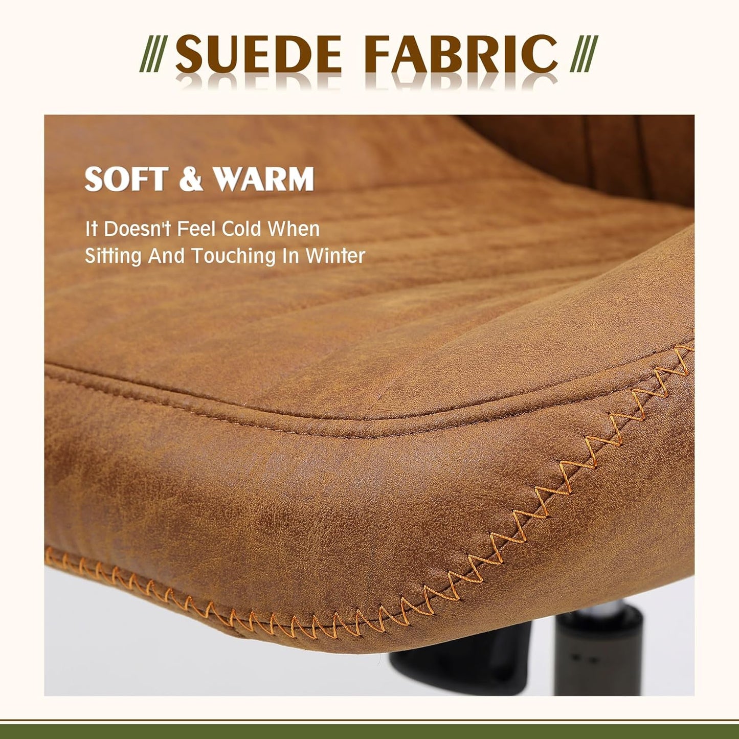 High Back Office Chair,Modern Swivel Office Chair,Brown