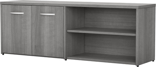 Bush Business Furniture Studio C Low Storage Cabinet with Doors and Shelves